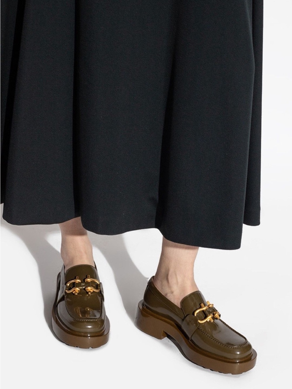 Bottega Veneta Monsieur Leather Chunky Loafers